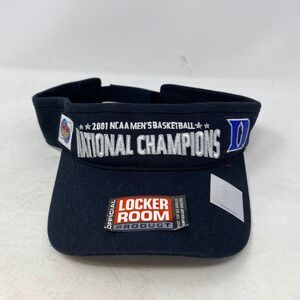 Duke Blue Devils 2001 NCAA Basketball National Champions Visor Navy SPL 28 OSFA